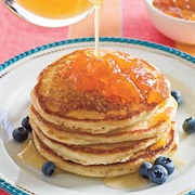 Pam-Cakes With Buttered Honey Syrup