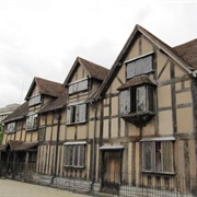 Visit Shakespeare's Birthplace at Stratford-Upon-Avon.