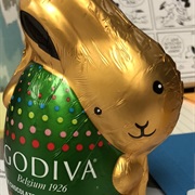 Lady Godiva Chocolate Bunny