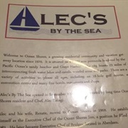 Alec's by the Sea (Ocean Shores, Washington)