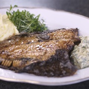 Pladijs Met Tartaarsaus En Puree