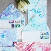 Selfmade Marble Paper