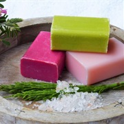 Shower Cake of Soap Instead of Shower Gel