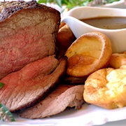Roast Beef &amp; Yorkshire Pudding - England