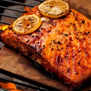 Cedar Plank Roasted Salmon