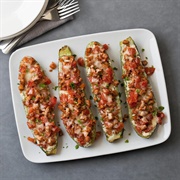 Lasagna Stuffed Zucchini