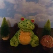 Hand Painted Frog by Angelina Jensen