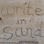 Write/Draw in Sand