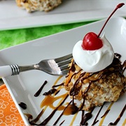 Deep Fried Ice Cream Dessert