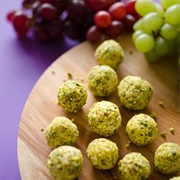 Goat Cheese Covered Grapes