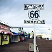 Santa Monica Pier, CA - End of the Trail (Route 66)