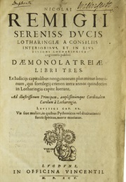 Daemonolatreiae Libri Tres (Nicholas Remy)