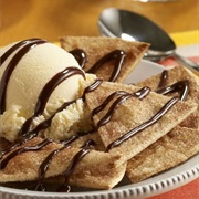 Cinnamon Sugar Deep Fried Tortilla