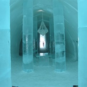 Visiting the Ice Hotel Near Kiruna, Lapland, Sweden