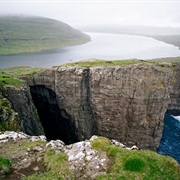 Lake Sørvágsvatn, Faeroe Islands