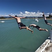 Jump off a Wharf