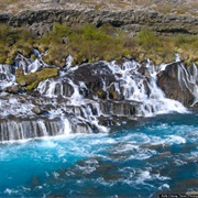 Hraunfossar Waterfalls