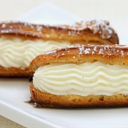 Eclair With Bourbon Vanilla Whipped Cream