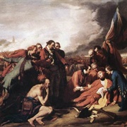 Benjamin West: The Death of General Wolfe (1770) National Gallery of Canada, Ottawa