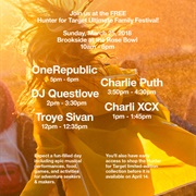 Hunter for Target Ultimate Family Festival 2018