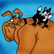 Marc Antony and Pussyfoot