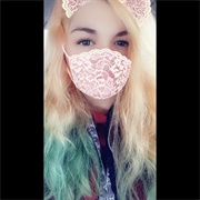 Blonde With Green Tips