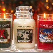 Burn Christmas-Scented Candles