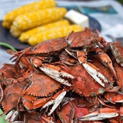 Maryland: Steamed Crab