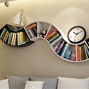 Curvy Bookshelf