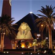 Luxor and Pyramid Light