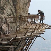 Wooden Skywalk, Shifou Mountains