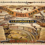 1873 - Barbed Wire (J. Glidden)