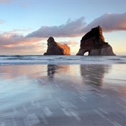 Wharariki Beach, New Zealand