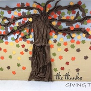 Have a "Thanks" "Giving" Tree to Work On