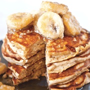 Peanut Butter and Banana Pancakes