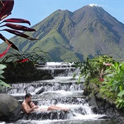 Enjoyed the Hot Springs of Fortuna, Costa Rica