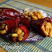 Stuffed Peppers With Beans