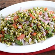#26 Yellow Mung Bean Salad With Broccoli and Mango