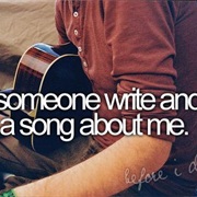 Have Someone Write and Sing a Song About Me