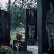 Uralmash Mafioso Graveyard, Yekaterinburg, Russia