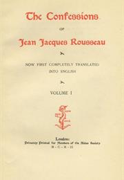 The Confessions of Jean-Jacques Rousseau