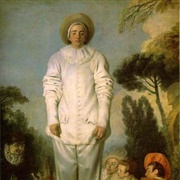 Antoine Watteau: Pierrot, Formerly Known as Gilles (1718-1719)  Musée Du Louvre