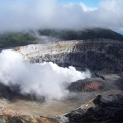 Visiting Volcan Poas, Costa Rica