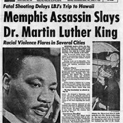 Martin Luther King Jr Assassinated
