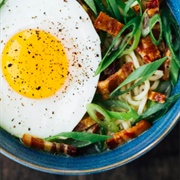 Bacon and Egg Ramen 5