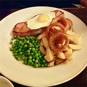 Gammon, Eggs & Chips