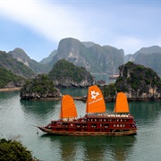 Take a Junk Boat Cruise on Halong Bay, Vietnam