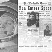 Yuri Gagarin Goes Into Space