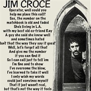 Operator, Jim Croce