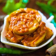 Punjabi Mango Pickle-Raw Mangoes With a Special Flavour of Aniseed (Saunf)
